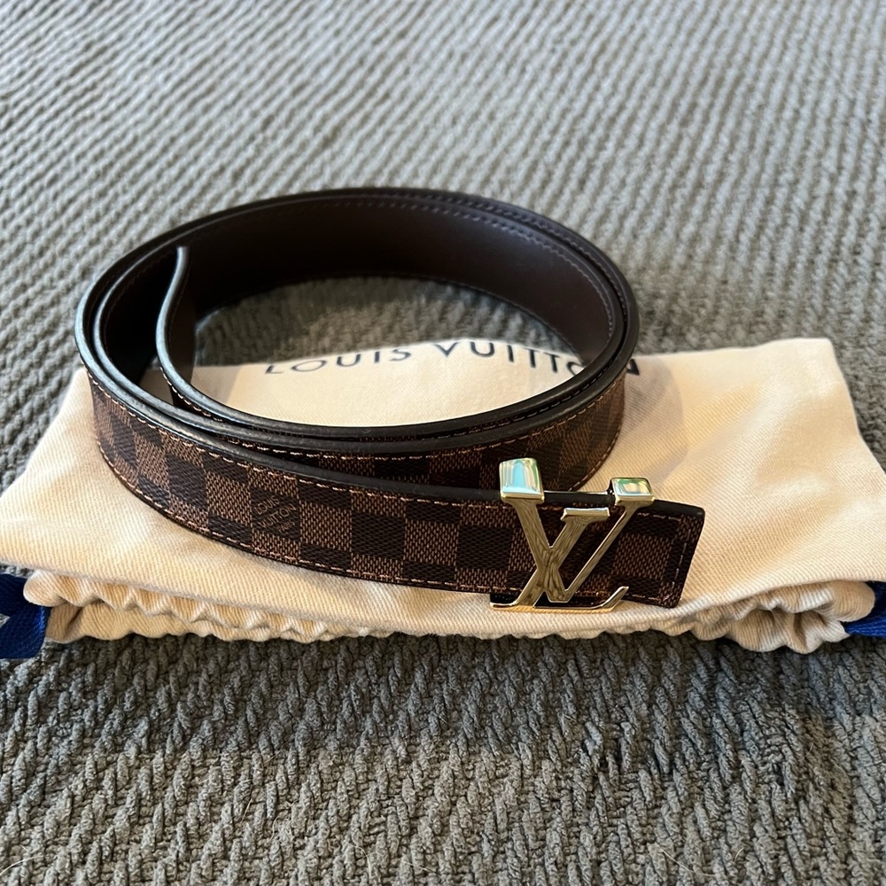 Louis Vuitton Mini Damier Ebene Belt